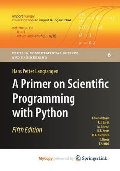 Paperback A Primer on Scientific Programming with Python Book