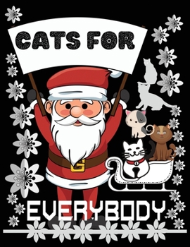 Paperback Cats for everybody: Christian Happy Christmas Xmas Organizer Journal notebook, Gift List, Calendar, Budget Party Planner, Bucket List, Adv Book