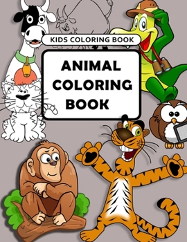 Paperback Kids Coloring Books Animal: For Kids Aged 3-8 Book