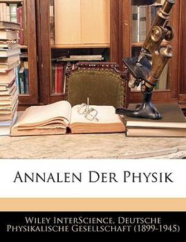 Paperback Annalen Der Physik [Large Print] Book