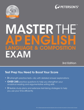 Paperback Master the AP English Language & Composition Exam Book