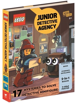 Legoâ(r) Books: Junior Detective Agency (with Detective Minifigure, Dog Mini-Build, 2-Sided Poster, Play Scene, Evidence Envelopes and Lego Elements)
