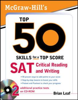 Paperback SAT Critical Reading and Writing [With CDROM] Book