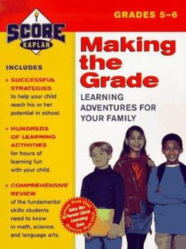 Paperback Kaplan Making the Grade: Grades 5-6 Book