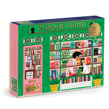 Misc. Wisdom & Whimsy Bookshop 1000 Piece Foil Puzzle Book