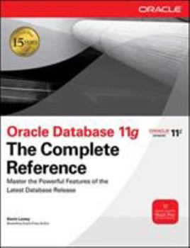 Hardcover Oracle Database 11g the Complete Reference Book