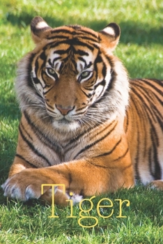 Paperback Tiger: Notebook with Animals for Kids, Teenagers, for Drawing and Writing: Animal, Nature, Notebook, Journal, Diary (110 Page Book