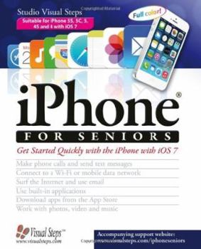 Paperback iPhone for Seniors [Large Print] Book
