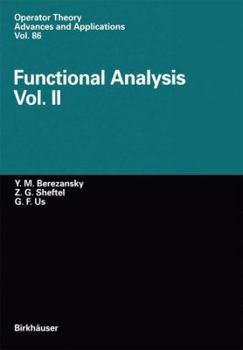 Paperback Functional Analysis: Vol.II Book