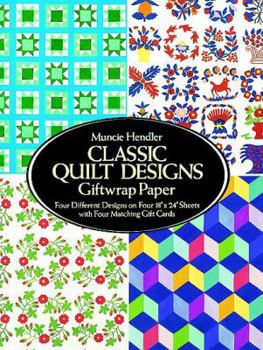 Paperback Classic Quilt Designs Giftwrap Paper Book