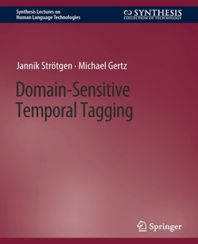 Paperback Domain-Sensitive Temporal Tagging Book