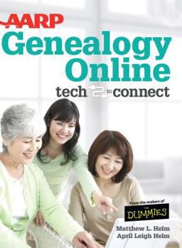 Hardcover AARP Genealogy Online Tech to Connect [Large Print] Book