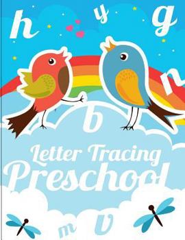 Paperback Letter Tracing Preschool: A Printing Practice Workbook - Capital & Lowercase Letter Tracing and Word Writing Practice for Kids Ages 3-5, Both .. Book