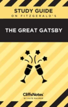 Paperback CliffsNotes Study Guide on Fitzgerald's The Great Gatsby (Literature Notes) Book