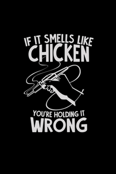 If it smells like chicken: 6x9 SOLDERING | blank with numbers paper | notebook | notes