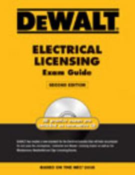 Paperback Dewalt Electrical Licensing Exam Guide [With CDROM] Book