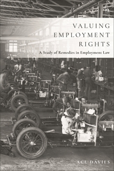 Paperback Valuing Employment Rights: A Study of Remedies in Employment Law Book