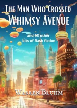 Paperback The Man Who Crossed Whimsy Avenue: and 95 other bits of flash fiction Book