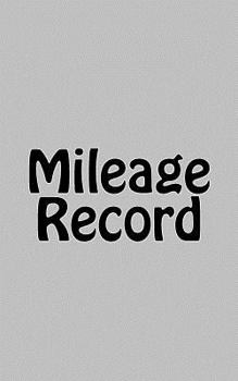 Paperback Mileage Record Book