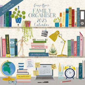 Calendar 2025 Georgia Breeze WTV Wall Planner Book