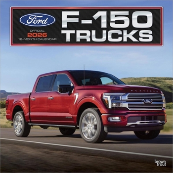 Ford F150 Trucks Official 2026 12 X 24 Inch (Hanging) Monthly Square Wall Calendar Plastic-Free
