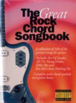 Paperback The Great Rock Chord Songbook (Big Guitar Chord Songbook) Book