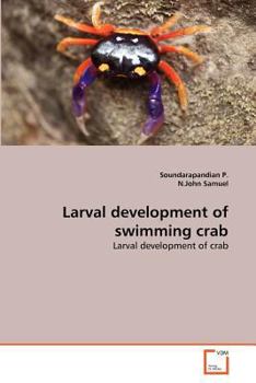 Paperback Larval development of swimming crab Book