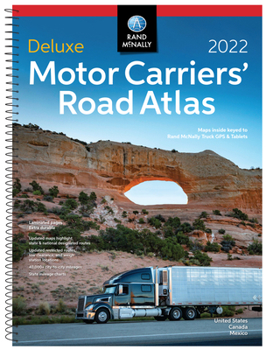 Paperback 2022 Deluxe Motor Carriers' Road Atlas Book