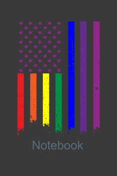 Paperback Notebook: Perfect Notebook For LGBT Pride Month Flag Gay Pride People. Cute Cream Paper 6*9 Inch With 100 Pages Notebook For Wri Book