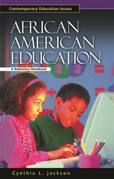 Hardcover African American Education: A Reference Handbook Book