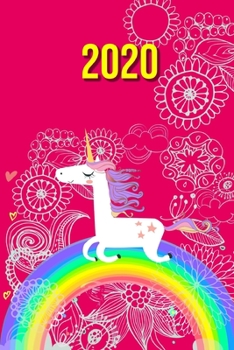 2020: My personal organizer 2020 with Unicorn Design  | personal organizer 2020 | weekly   calendar 2020| monthly calendar for 2020 in hand pocket size