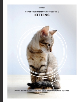 Paperback A Spot the Difference Photobook of Kittens Book