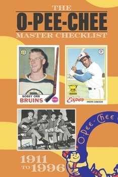 Paperback The O-Pee-Chee Master Checklist Book