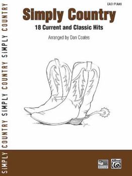 Paperback Simply Country: 18 Current and Classic Hits (Easy Piano) (Simply Series) Book