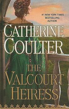 Hardcover The Valcourt Heiress (Medieval Song Quartet, 7) [Large Print] Book