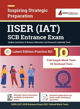Paperback IISER Aptitude Test (IAT) SCB Entrance Exam 2021 10 Mock Tests + 20 Sectional Tests Book