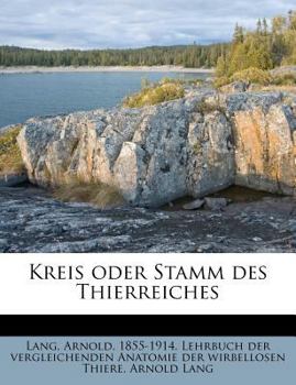 Paperback Kreis Oder Stamm Des Thierreiches [German] Book