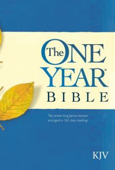 Hardcover The One Year Bible KJV Book