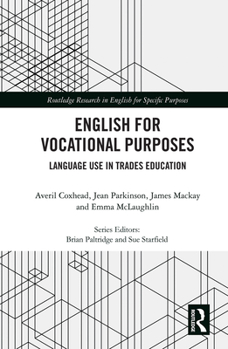 Hardcover English for Vocational Purposes: Language Use in Trades Education Book