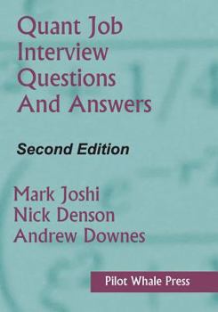 Paperback Quant Job Interview Questions and Answers (Second Edition) Book