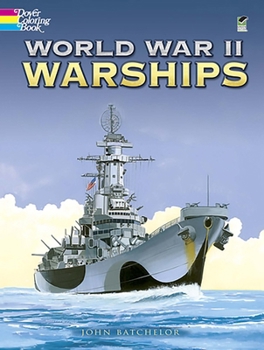 Paperback World War II Warships Coloring Book