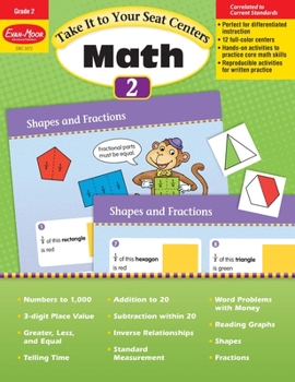 Paperback Take It to Your Seat: Math Centers, Grade 2 Teacher Resource Book
