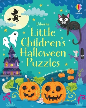 Paperback Little Children's Halloween Puzzles Book