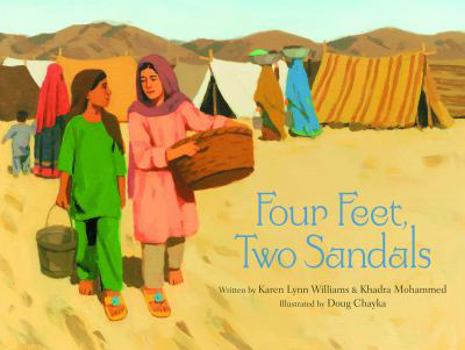 Hardcover Four Feet, Two Sandals Book