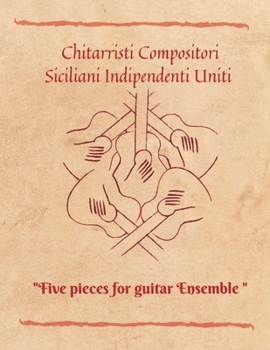 Paperback "Five pieces for guitar Ensemble" [Italian] Book