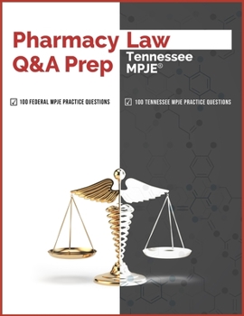 Paperback Pharmacy Law Q&A Prep: Tennessee MPJE Book