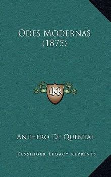 Hardcover Odes Modernas (1875) Book