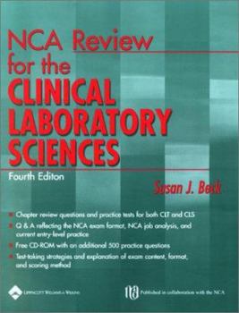 Paperback Nca Review for Clinical Laboratory Sciences Book