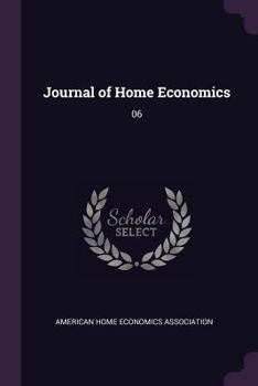 Paperback Journal of Home Economics: 06 Book