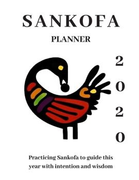 Paperback Sankofa Adinkra 2020 Weekly and Monthly Planner: 8.5 x 11, Lightweight, Paperback, 111 pages Book